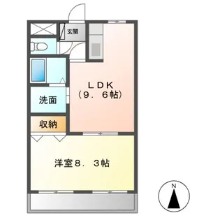 エクセルアシューレ【3階】の間取り
