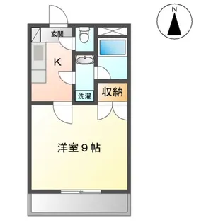 北山101ビル【4階】の間取り