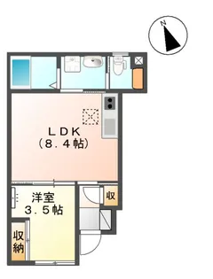 ルミナス【1階】の間取り