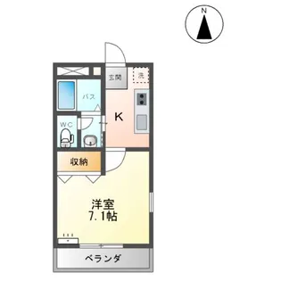 コンフォール【2階】の間取り