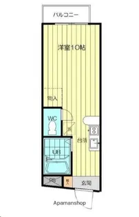 宮城県仙台市青葉区台原1丁目【マンション】の間取り