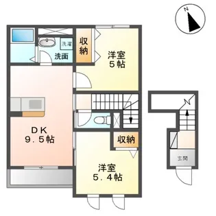 プランドール・アイ【2階】の間取り