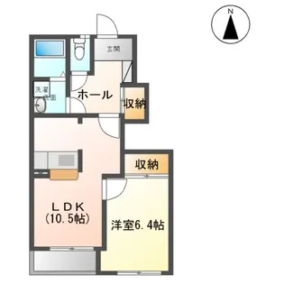 サンライズ・ガーデン【1階】の間取り