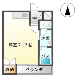 エクセルコート柏木【1階】の間取り
