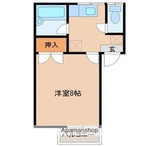 宮城県仙台市太白区八木山弥生町【アパート】の間取り