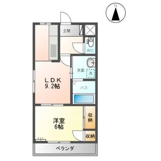 リヴィエールⅠ【1階】の間取り