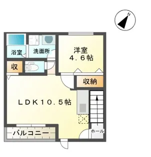 グランドコートMH【2階】の間取り