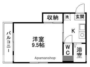 リエス長町【305号室】の間取り