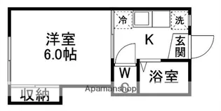 グランアジュール【202号室】の間取り