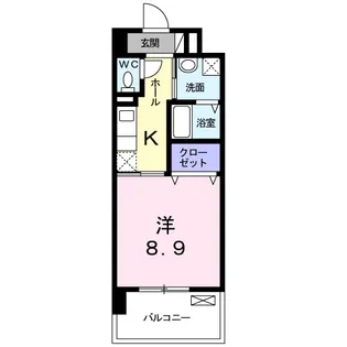 ラ・ルーチェK【3階】の間取り