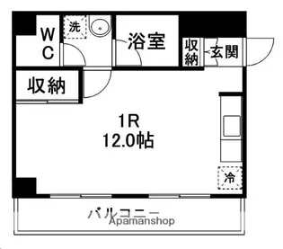 メゾンドールヘンミ【502号室】の間取り