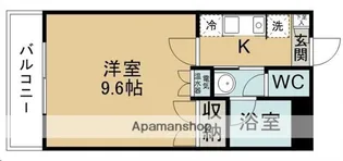 エルスタンザ仙台八木山【208号室】の間取り