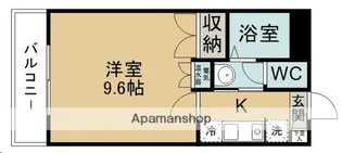 エルスタンザ仙台八木山【2階】の間取り