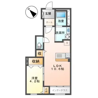 ブルーム三神峯【1階】の間取り