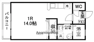 フルハウス【102号室】の間取り