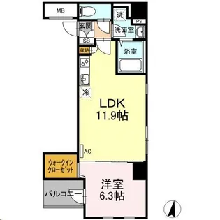 第三上村ビル【5階】の間取り