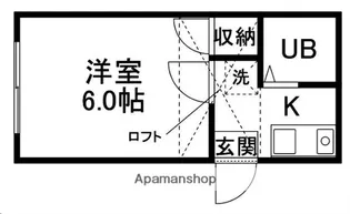 モアクレスト河原町【202号室】の間取り
