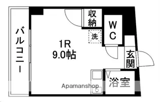 土田ビル【302号室】の間取り