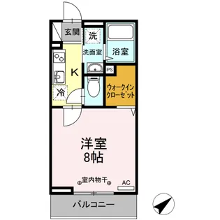 DーROOM土樋【3階】の間取り
