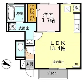 ROSEBAY【1階】の間取り
