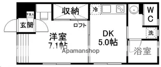 アーバンハイツ宮千代【1階】の間取り
