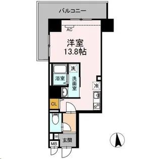 アロッジオ金剛【5階】の間取り