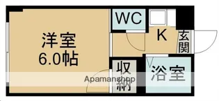 コーポ向山【204号室】の間取り