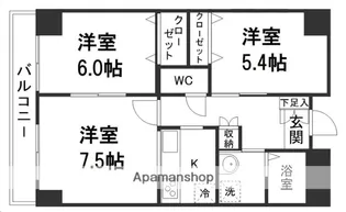 伊藤ビル【902号室】の間取り