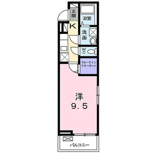 ウィステリア コート【1階】の間取り