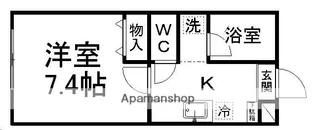 全健ハイム八木山Ⅰ【1階】の間取り