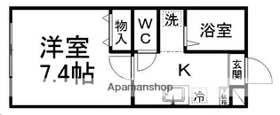 全健ハイム八木山Ⅰ【1階】の間取り