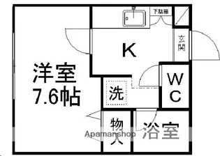 全健ハイム八木山Ⅰ【1階】の間取り