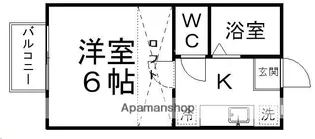 ハイネス一高南【2階】の間取り