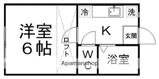 ハイネス一高南【1階】の間取り