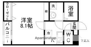 マリアージュ八木山本町【102号室】の間取り