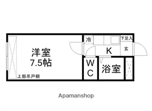 宮城県仙台市青葉区米ケ袋3丁目【マンション】の間取り