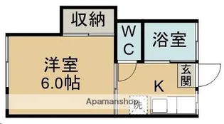 ソレイユ高松【101号室】の間取り