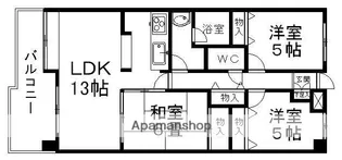 ロイヤルパレス長町南Ⅲ【1階】の間取り