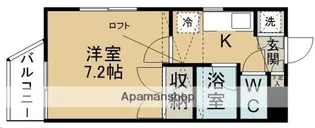 ロイヤルヒルズ銀杏町Ⅱ【504号室】の間取り