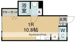 フォレストコート【202号室】の間取り