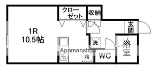 プランドール桜木【1階】の間取り