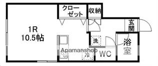 プランドール桜木【1階】の間取り