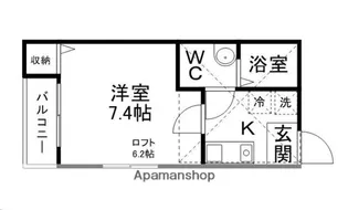 宮城県仙台市宮城野区萩野町1丁目【アパート】の間取り