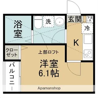 リリーブ仙台【103号室】の間取り