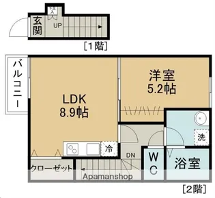 MAGIS S【2階】の間取り