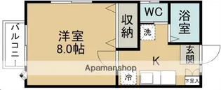 シャルミス文化町【103号室】の間取り