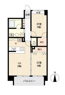 シエナ仙台Ⅱ【2階】の間取り