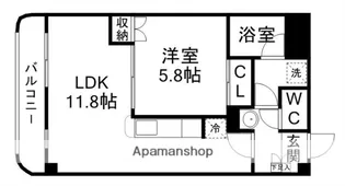 宮城県仙台市太白区東中田2丁目【マンション】の間取り