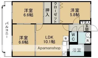 HAUSE.A.荒井【1階】の間取り
