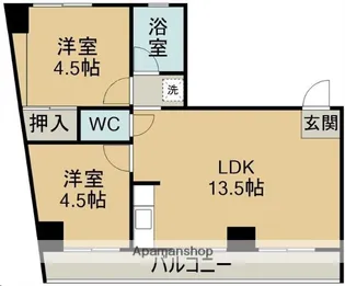 サンファンレジデンス【702号室】の間取り